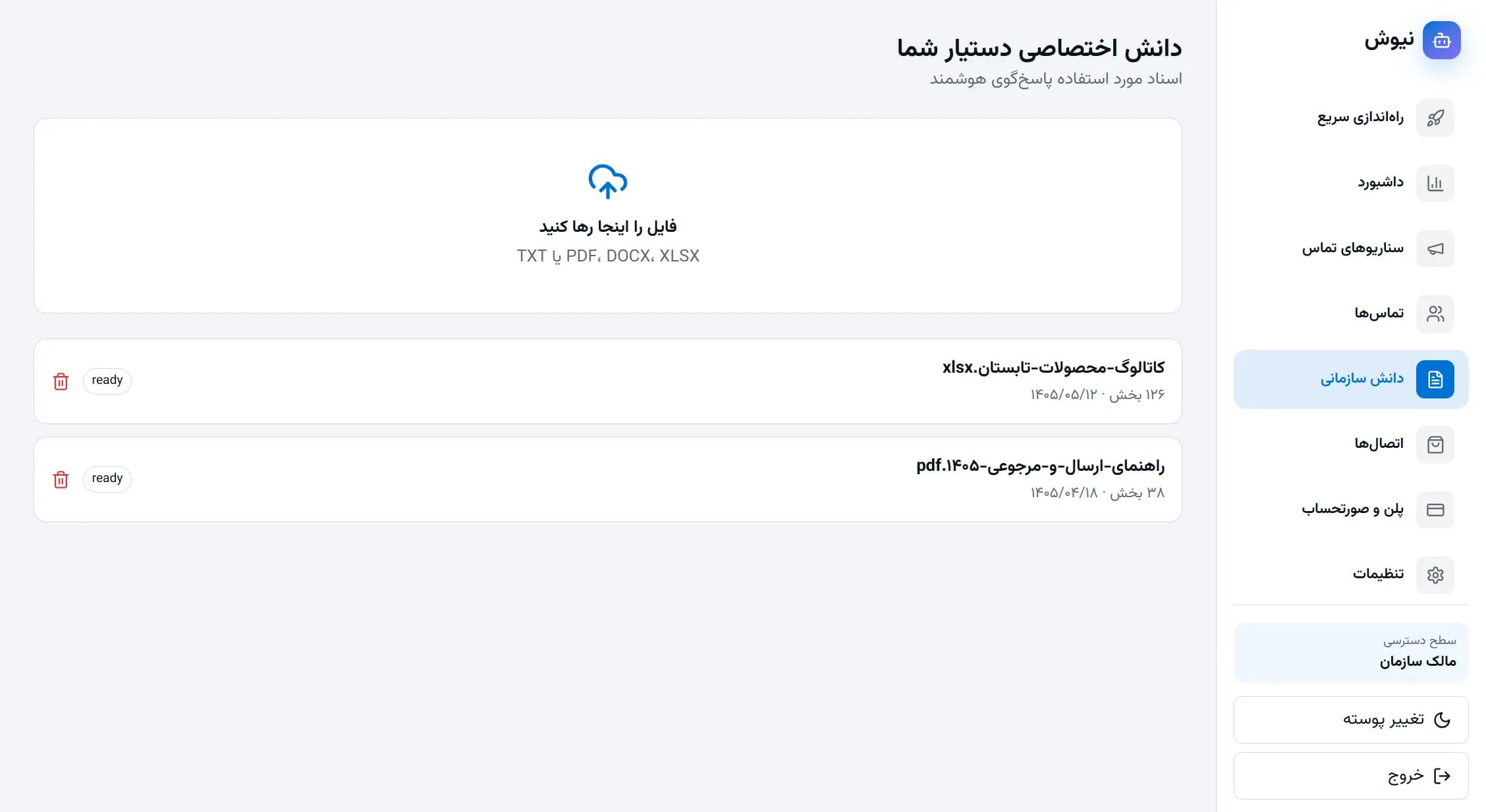 دانش کسبوکار و RAG